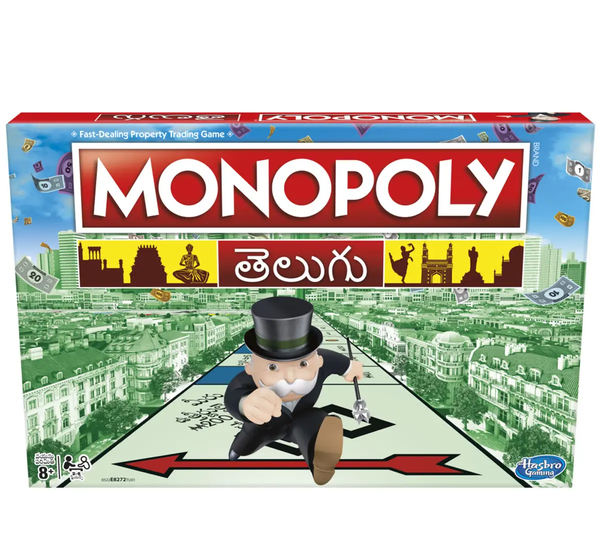 Hasbro Monopoly Family Board Game For 2 To 6 Players Multicolour, 8Y+