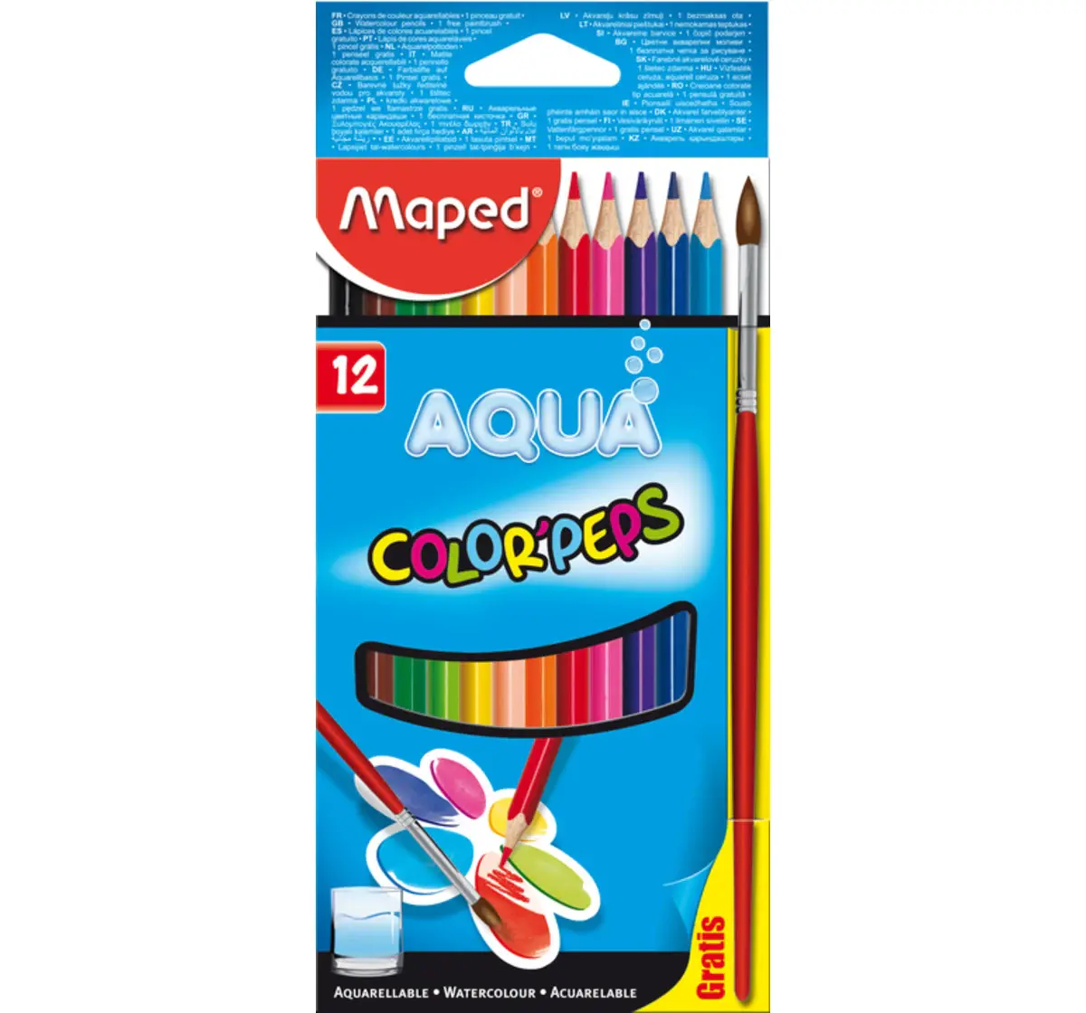 Maped Mini Games to Color 20 Sheets , 5Y+ (Multicolour)