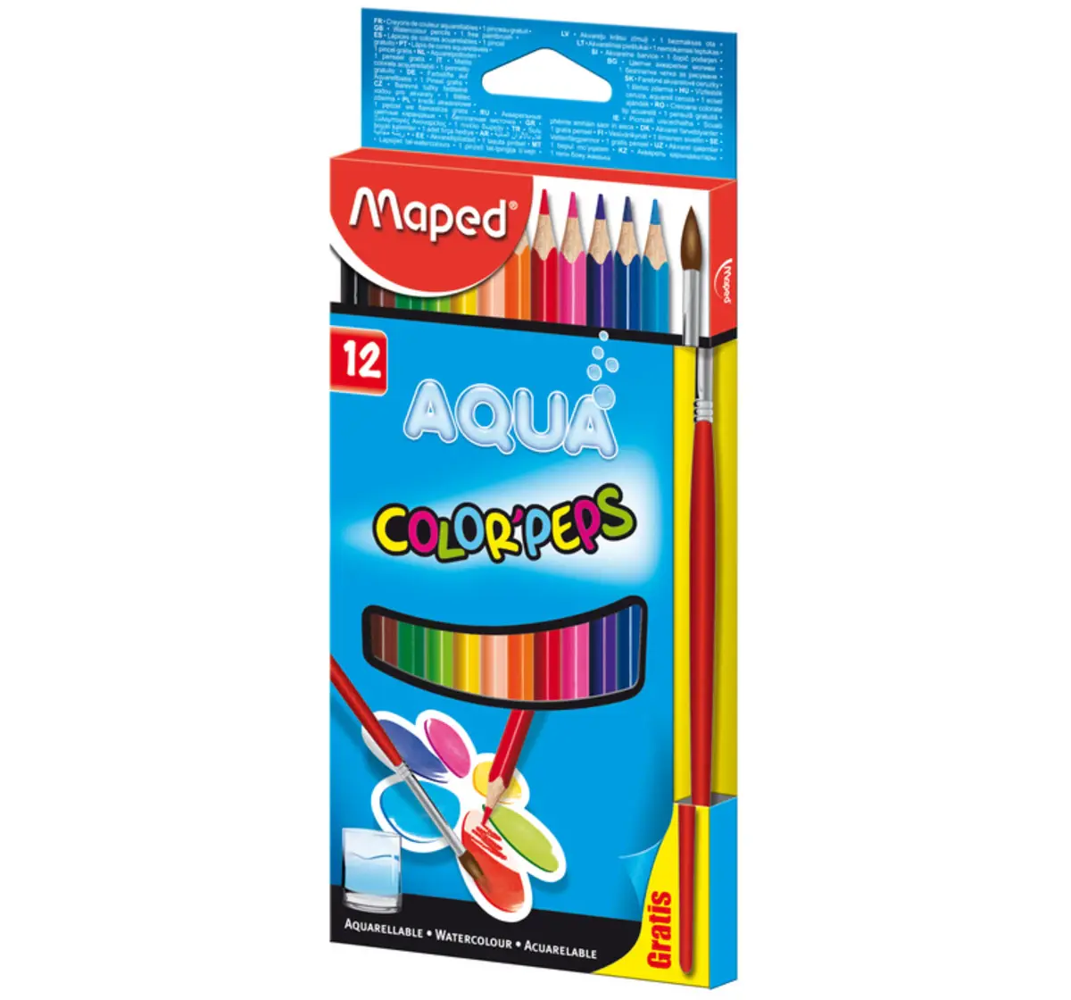 Maped Mini Games to Color 20 Sheets , 5Y+ (Multicolour)