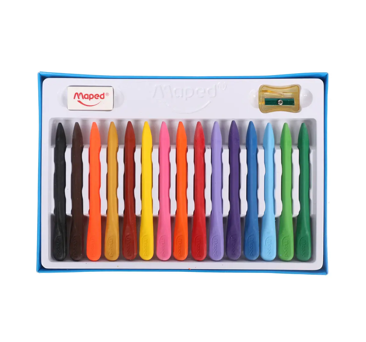 Maped Color'Peps Aqua Watercolour Pencils and Paint Brush - Assorted, 3Y+ (Multicolour)