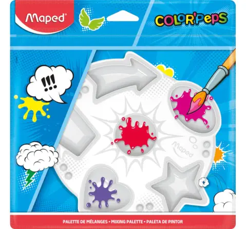 Maped Color'Peps Painting Water Pot -Assorted, 3Y+ (Multicolour)
