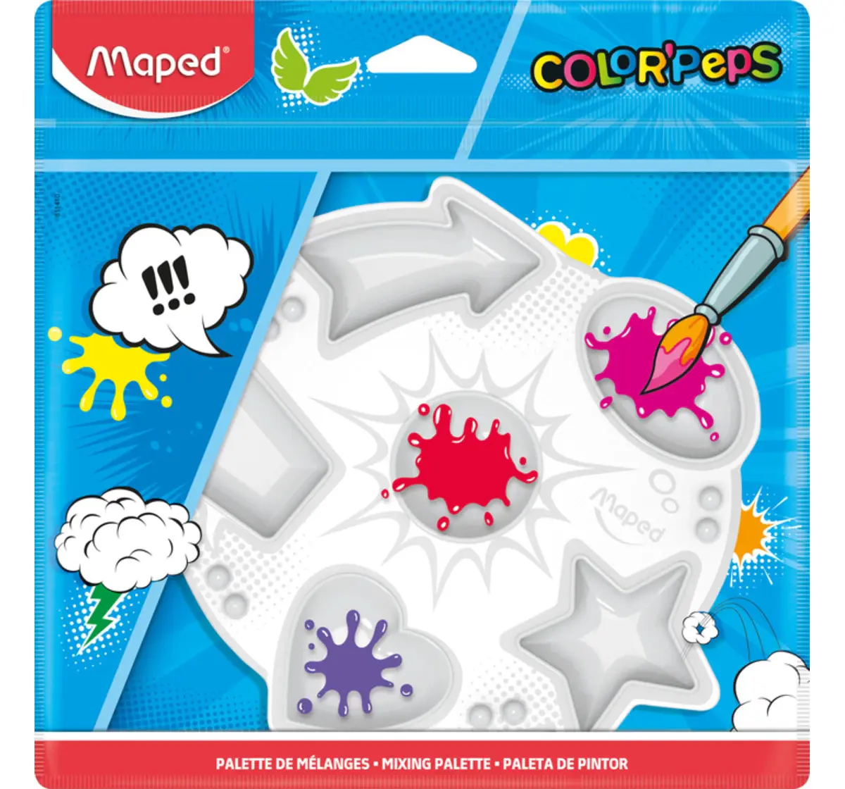 Maped Color'Peps Painting Water Pot -Assorted, 3Y+ (Multicolour)