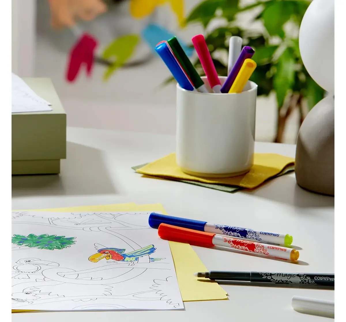 Maped Color'Peps Brush Felt Tip Pen Set -Assorted, 3Y+ (Multicolour)
