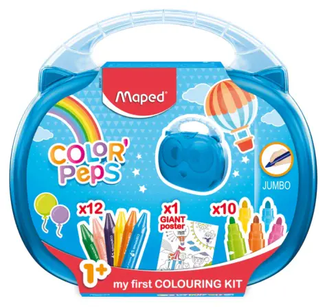 Maped Fairy Pencil Case with Accessories Set, 3Y+ (Multicolour)