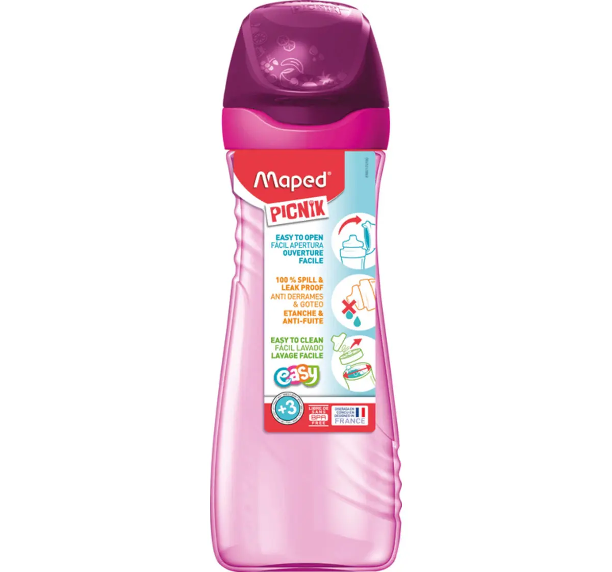 Maped Picknik Concept Water Bottle-580ml, 3Y+ (Blue & Green)