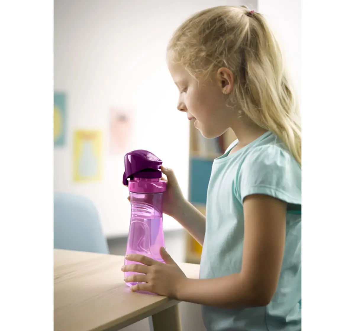 Maped Picknik Concept Water Bottle-580ml, 3Y+ (Blue & Green)