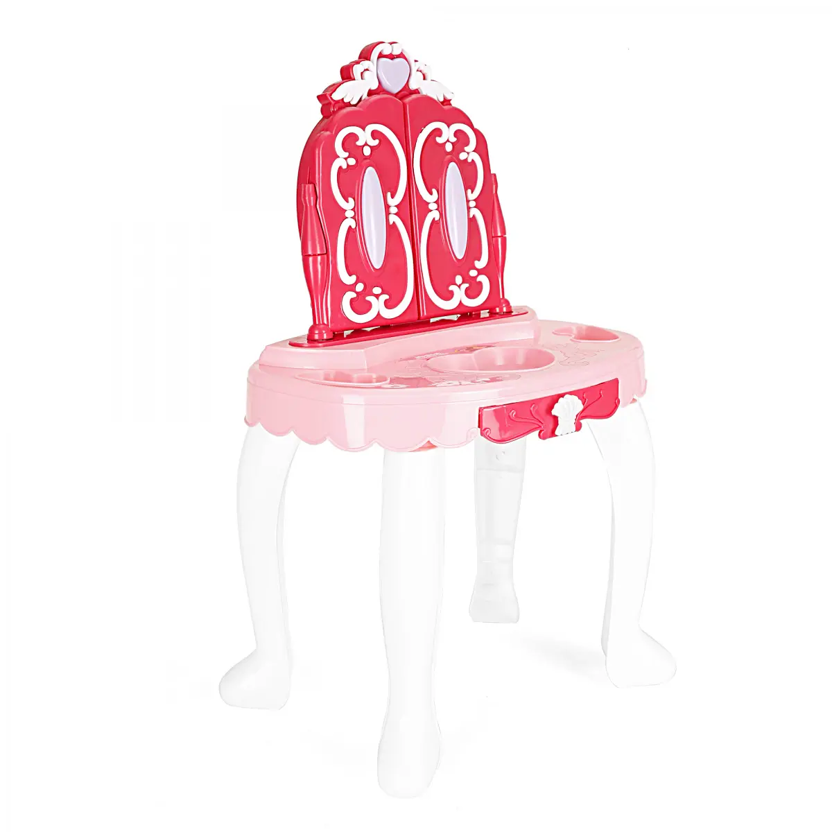 Kingdom of Play Musical Dressing Table, 3Y+, Red, 13 Pieces