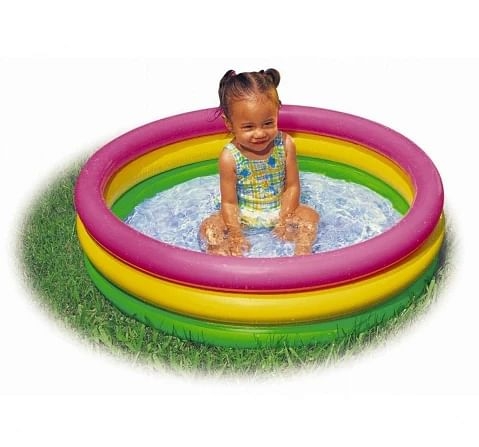 Intex Sunset Glow Pool 3 Feet Water Play for Kids 12M+, Multicolour