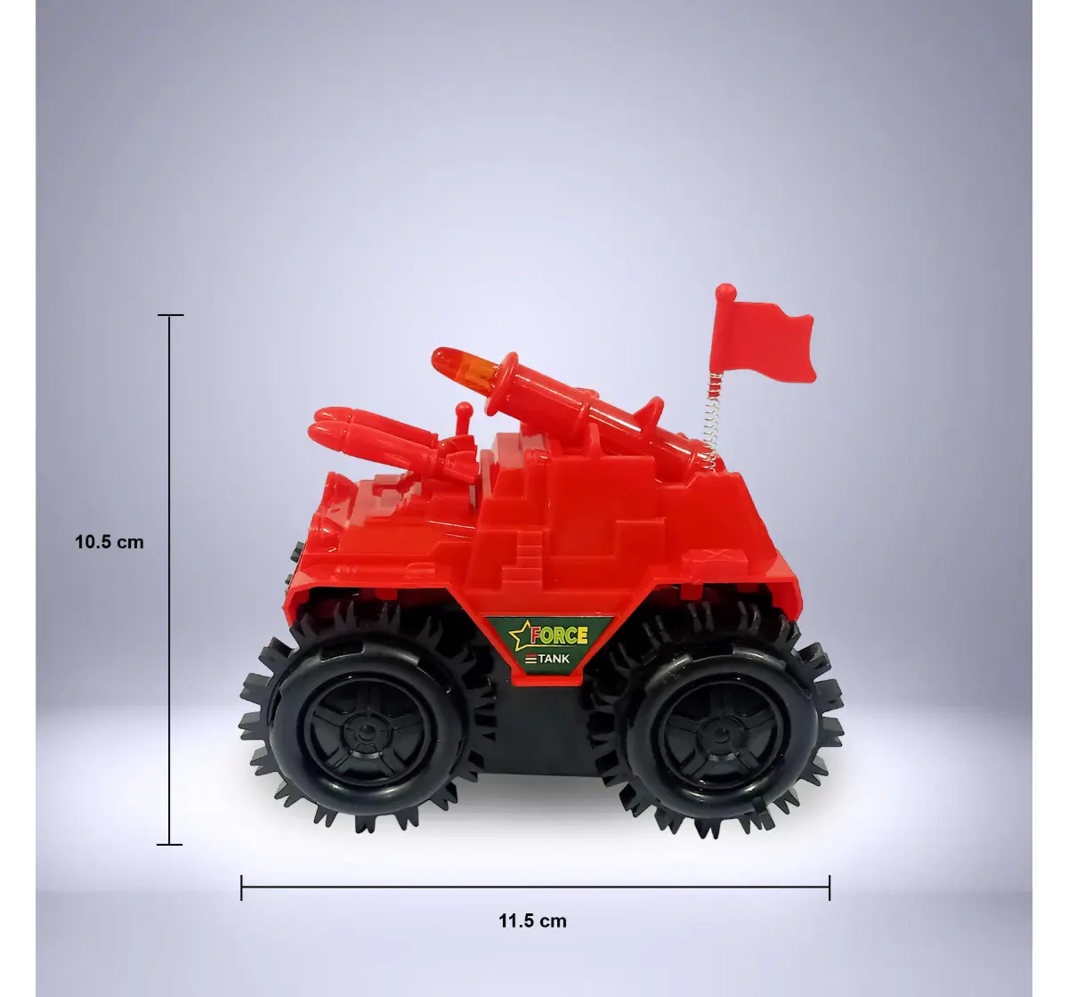 Rowan Military Tumbling Tank Toy for Kids. Tumbling Fighter Tank 360 Stunt Action, Battery Operated Tumbling Tank Toy 3Y+