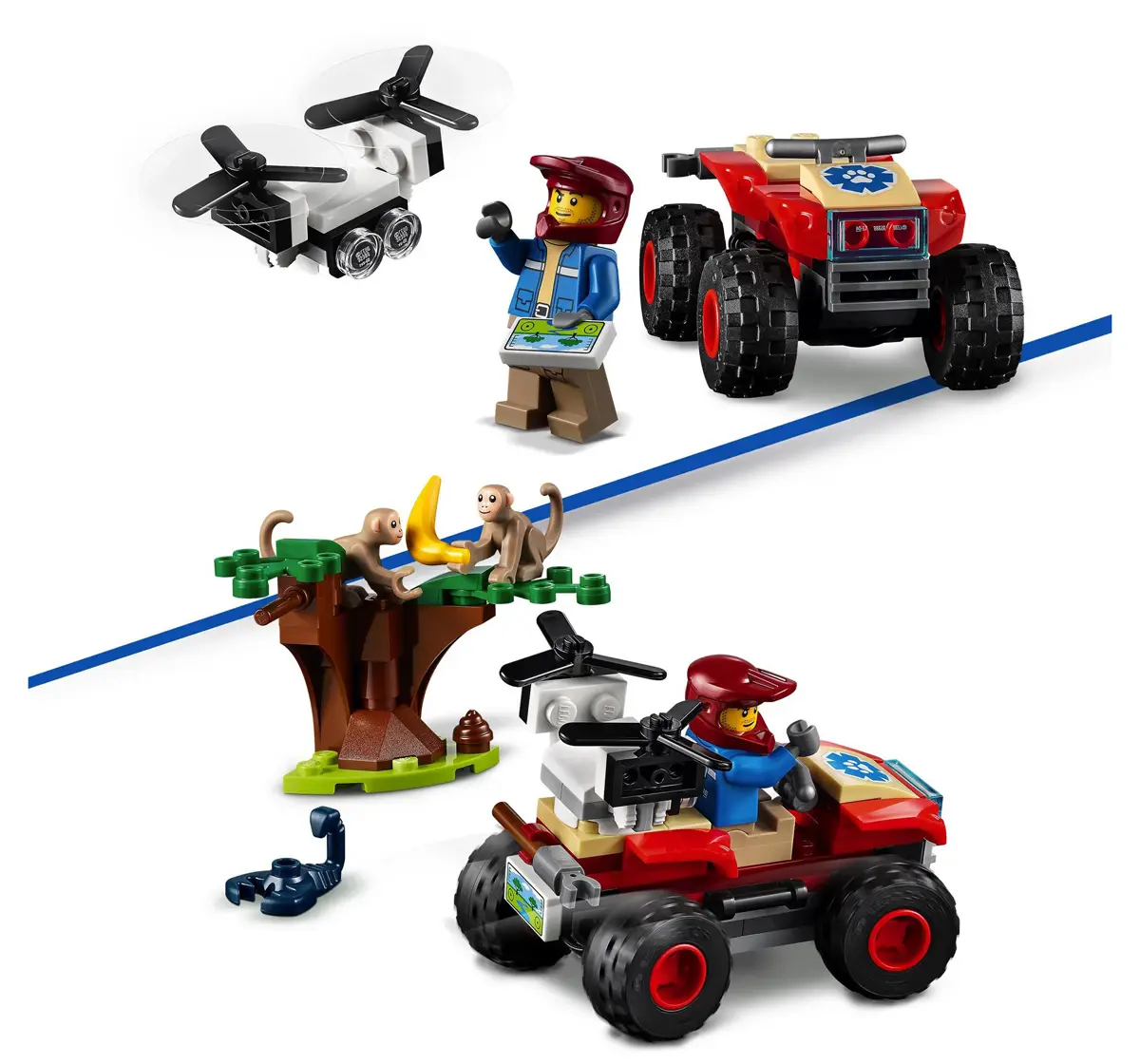 Lego 60300 Wildlife ATV Building Blocks Multicolour 5Y+