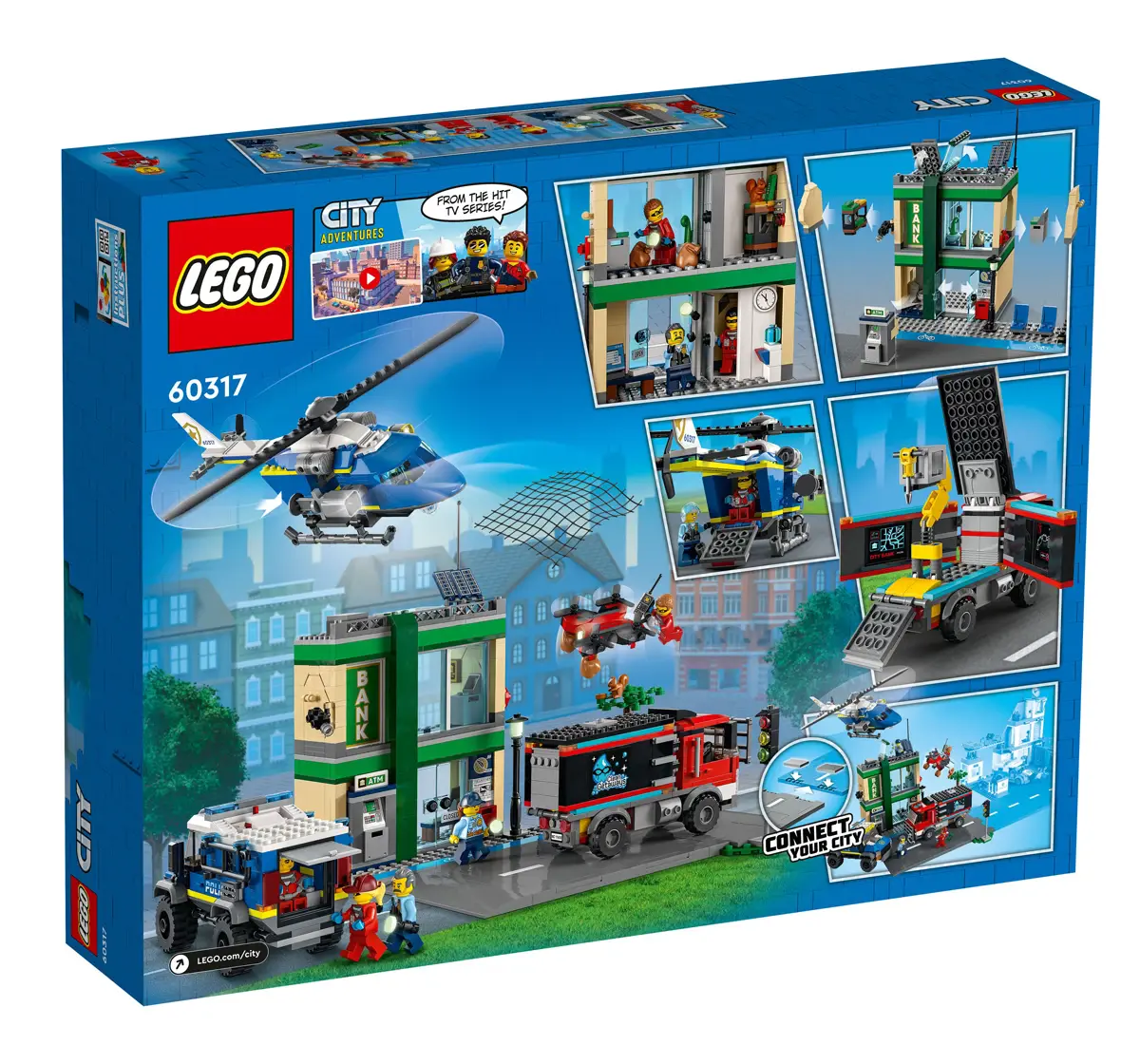 Lego 60317 Police Chase Building Blocks Multicolour 7Y+