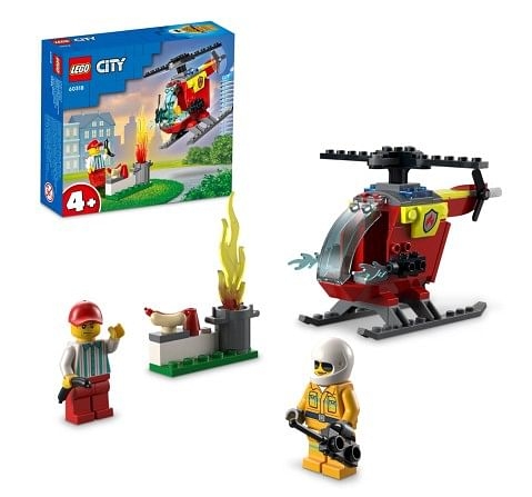Lego 60318 Fire Helicopter Building Blocks Multicolour 4Y+