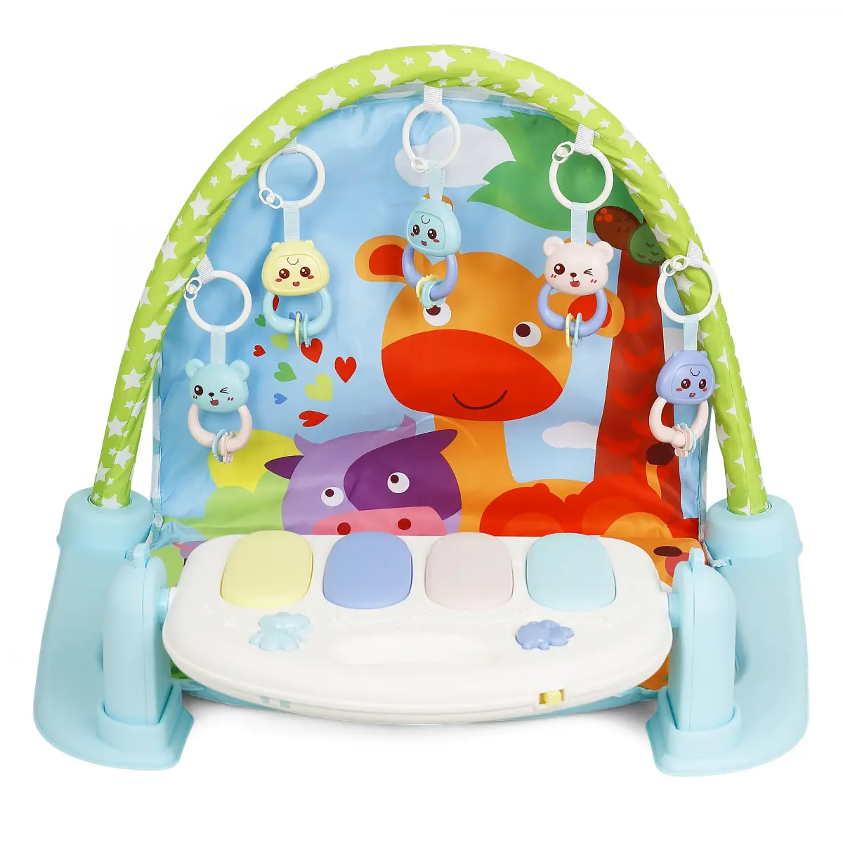 Shooting Star Baby Play Mat Gym & Fitness Rack, 6M+, Multicolour