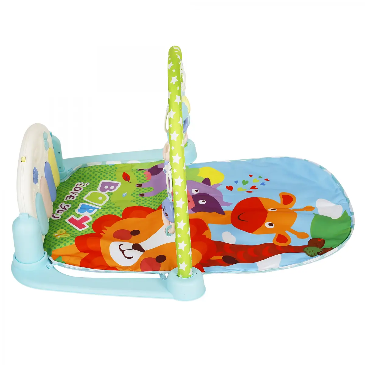 Shooting Star Baby Play Mat Gym & Fitness Rack, 6M+, Multicolour