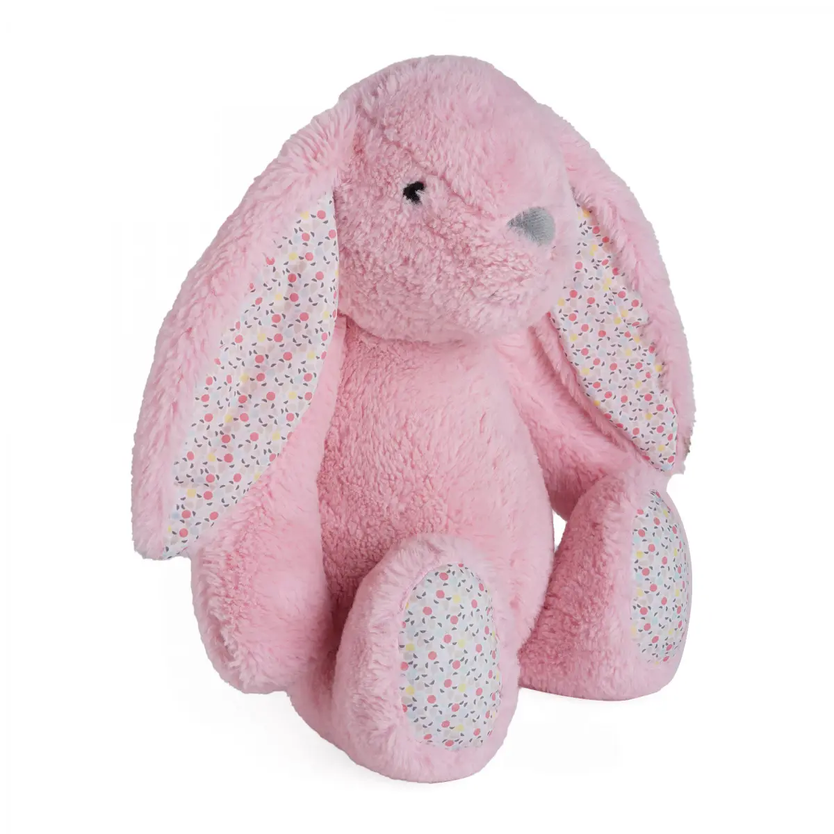 Bunny Huggable Cuddly Stuffed Toy By Fuzzbuzz, Soft Toys for Kids, Cute Plushies Pink For Kids Of Age 2 Years & Above