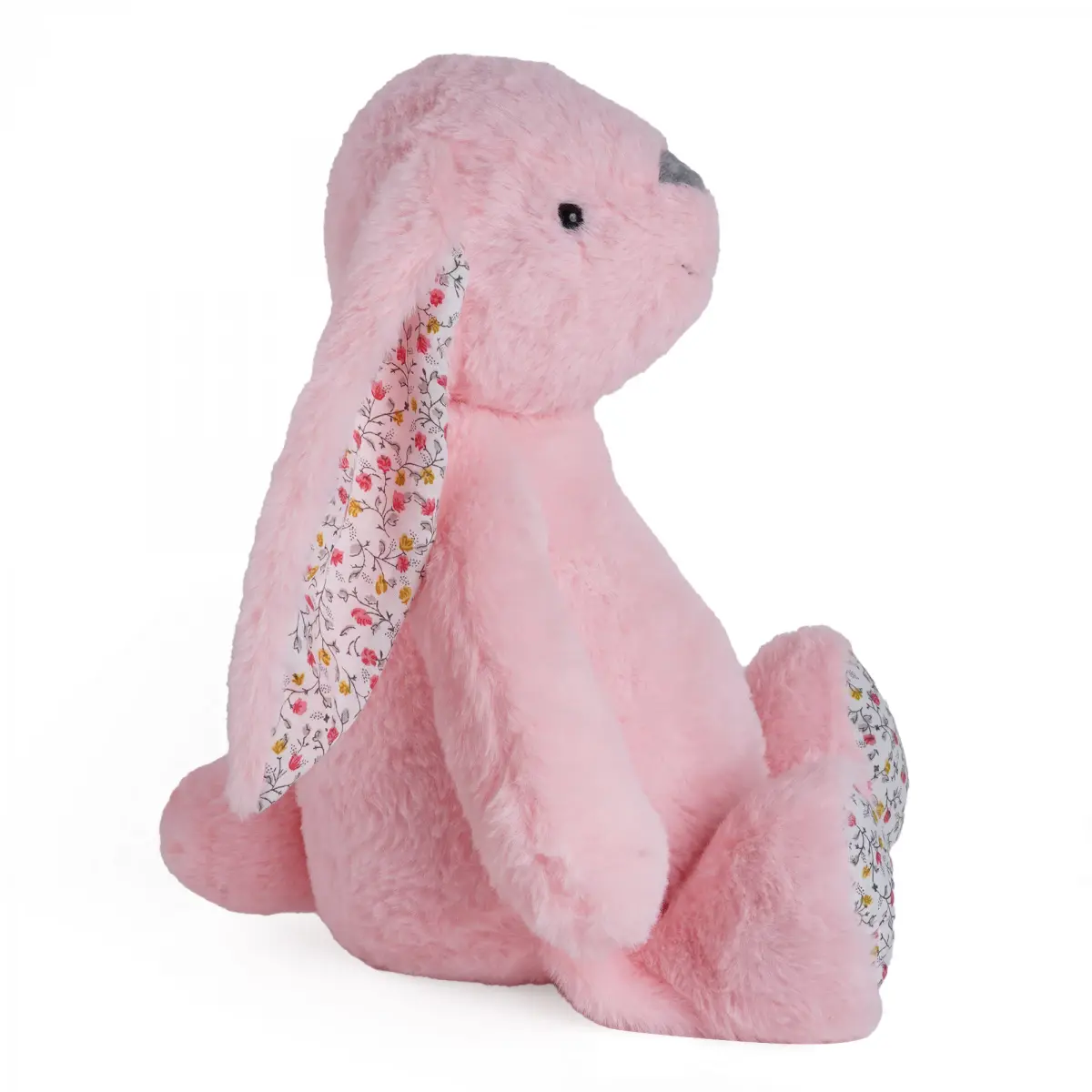 Bunny Huggable Cuddly Stuffed Toy By Fuzzbuzz, Soft Toys for Kids, Cute Plushies Pink For Kids Of Age 2 Years & Above