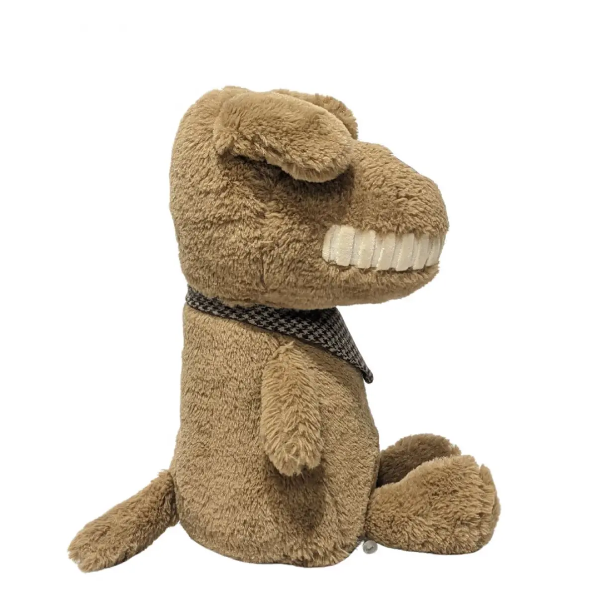 Cheeky Dog Huggable Cuddly Stuffed Toy By Fuzzbuzz, Soft Toys for Kids, Cute Plushies Brown, For Kids Of Age 2 Years & Above