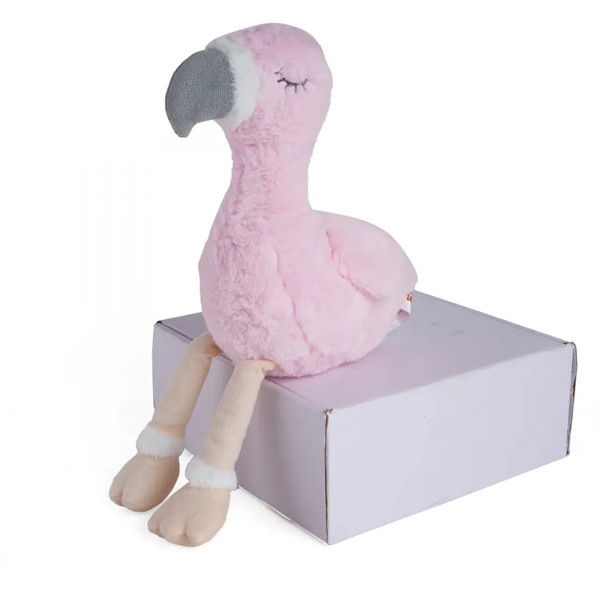 Huggable Cuddly Baby Flamingo Stuffed Toy By Fuzzbuzz, Soft Toys for Kids, Cute Plushies Pink, For Kids Of Age 2 Years & Above