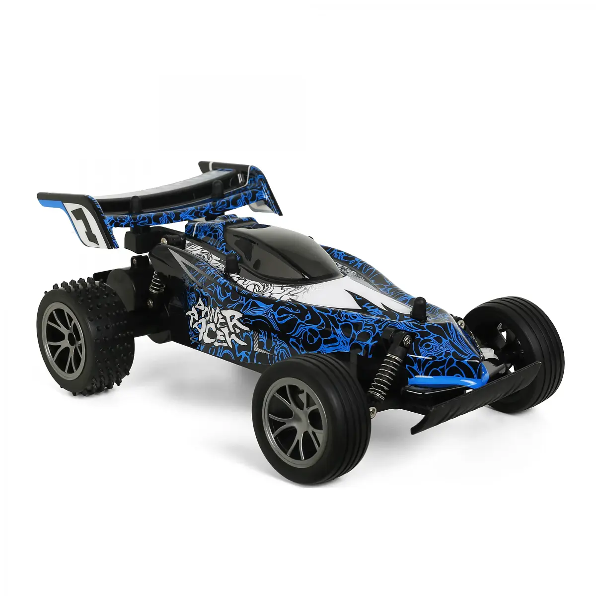Ralleyz Remote Control Buggy High Speed Car, 3Y+, Blue