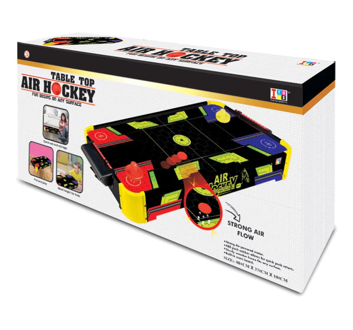 ITOYS Air Hockey Game Big, Multicolour, 6Y+