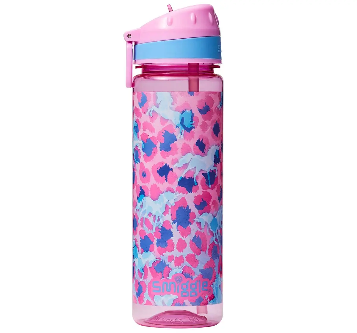 Smiggle Mirage Collection Bottles Plastic, Pink, 4Y+