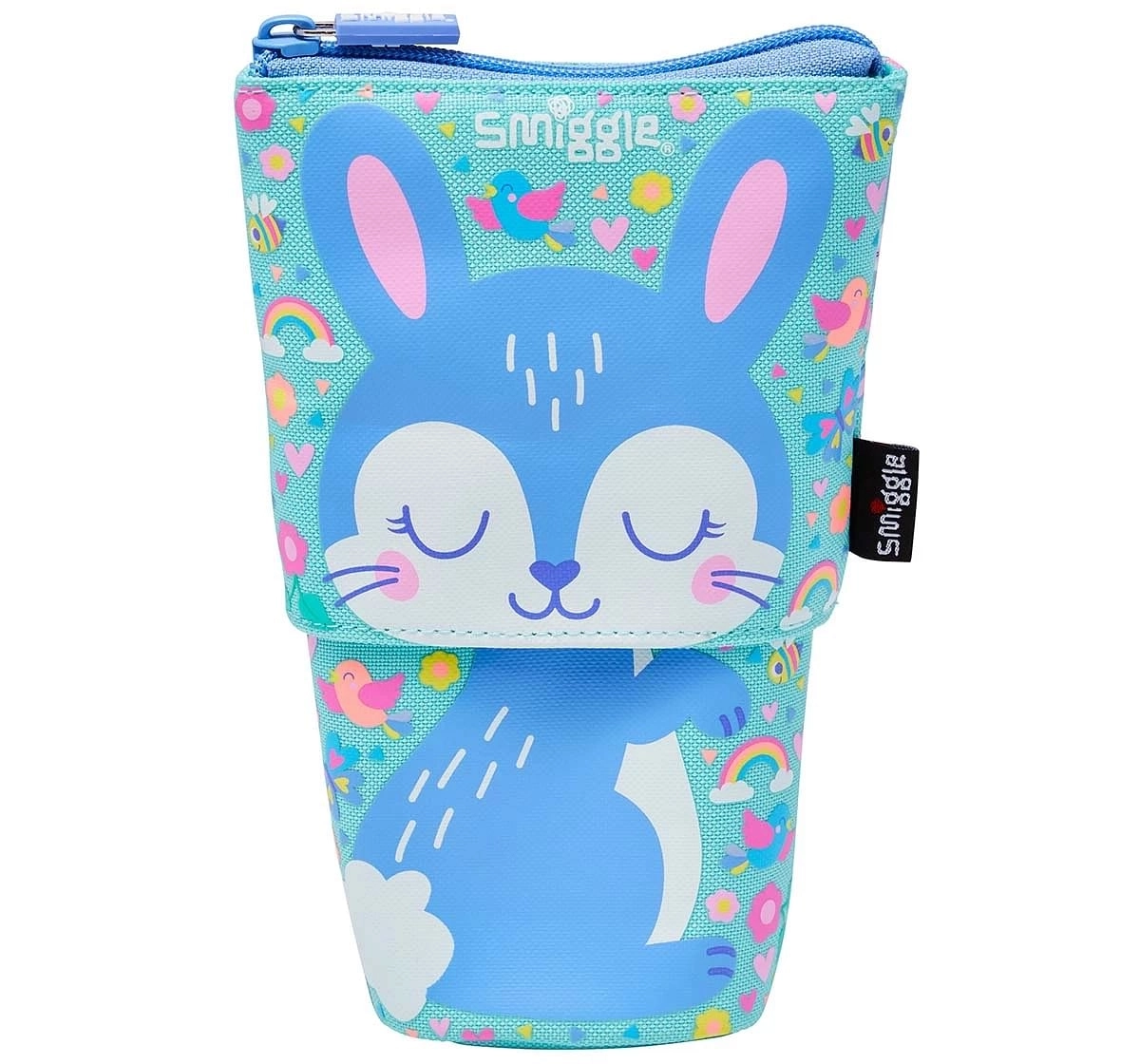 Smiggle Animalia Collection Pencil Pouch Stand Mint, 4Y+