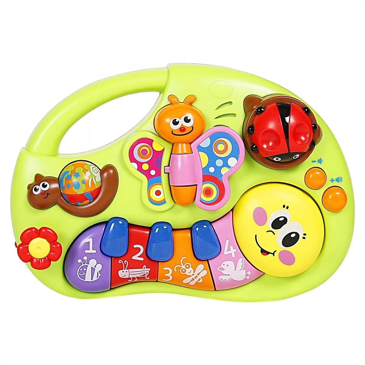 Shooting Star Caterpiller Keyboard for Kids, Multicolour, 5M+