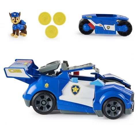 Paw Patrol Vhc Deluxe Chase Movie Vehicle, Multicolour, 3Y+