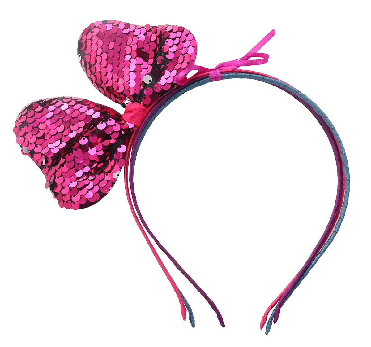 Li'l Diva Minnie Mouse Headband Pack of 3 For Girls Ages 3Y+, Multicolour