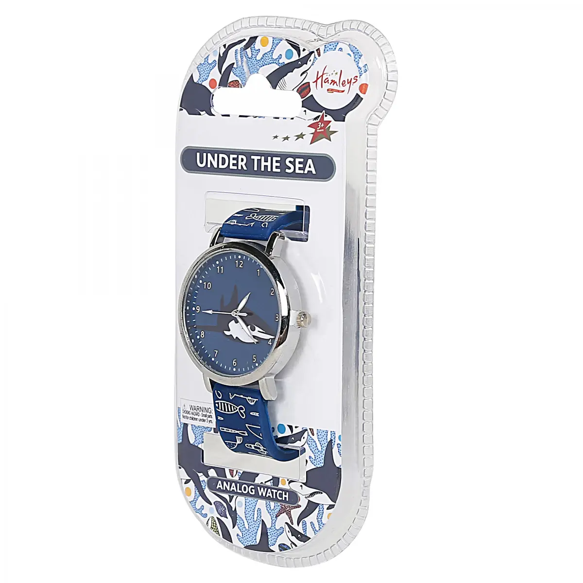 Hamleys Under The Sea Analog Watch for Kids, Blue, 3Y+