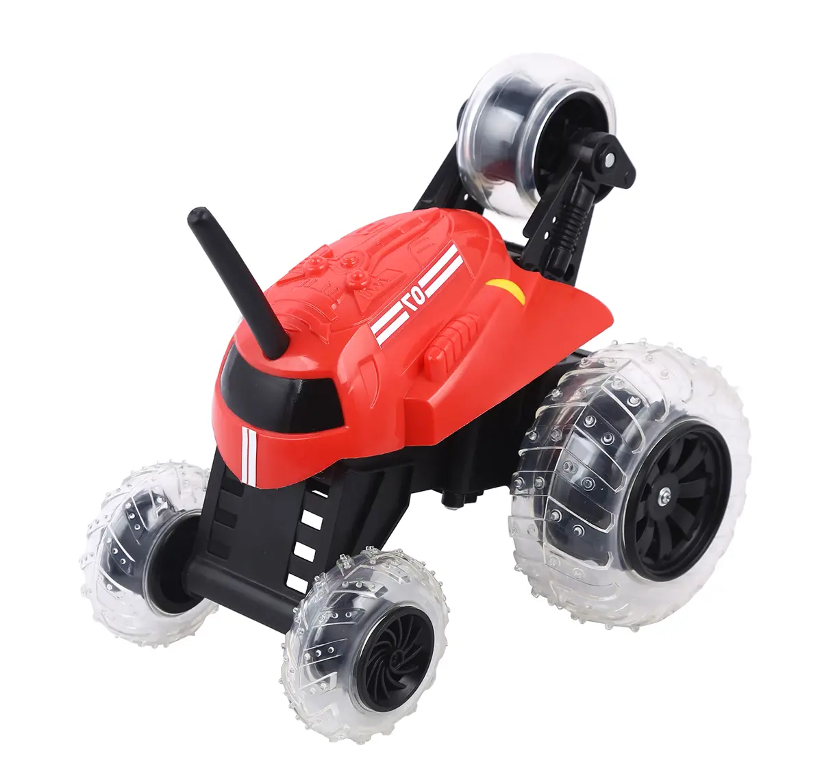 Thunder Tumbler Spinning Stunt Remote Controlled Car by Sharper Image, For Kids 6 Years and Above, Red