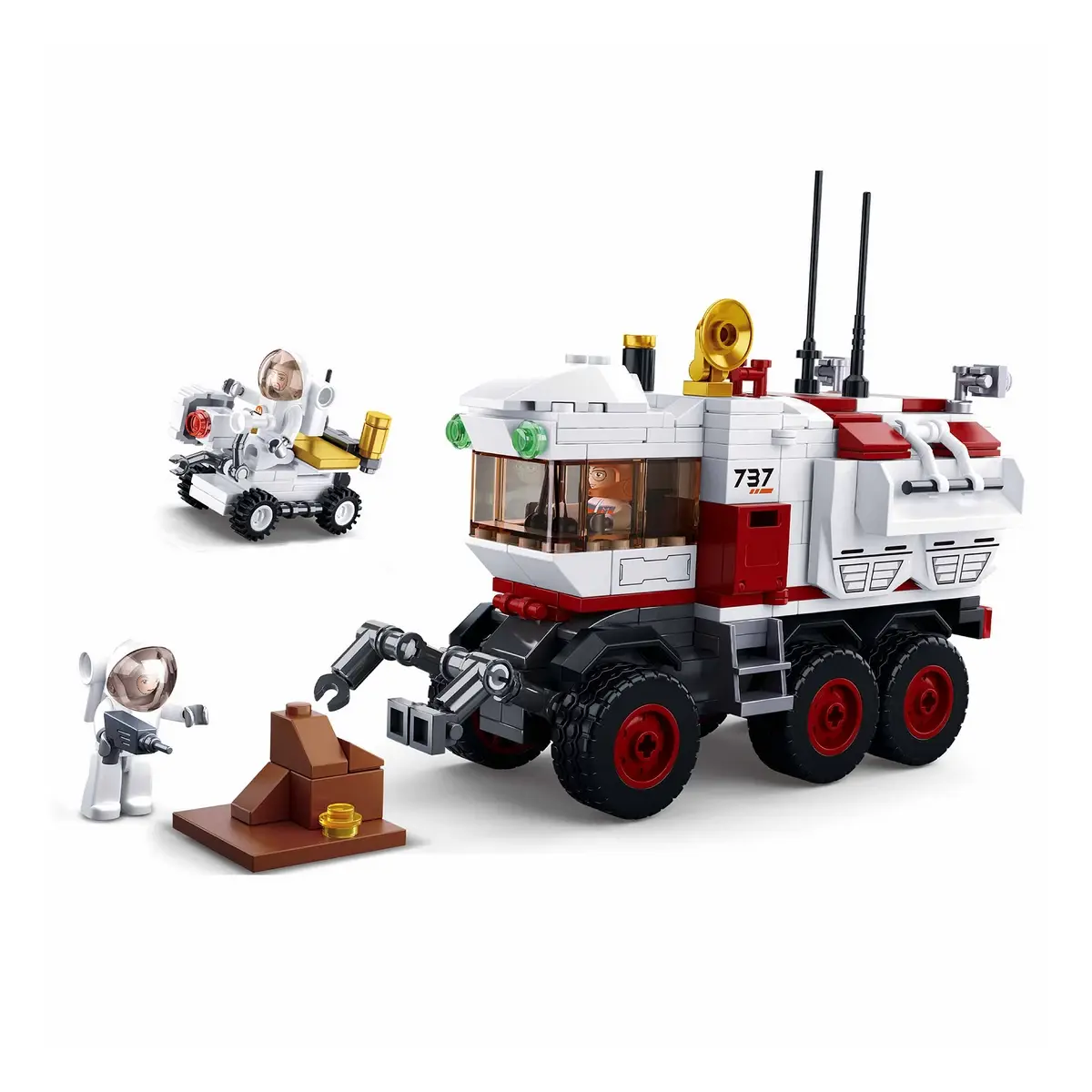 Sluban Building Block Toy Space-Mars Rover Multicolour, 6Y+