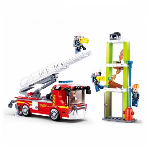 Sluban Building Block Toy Fire Engine Large Multicolour, 6Y+