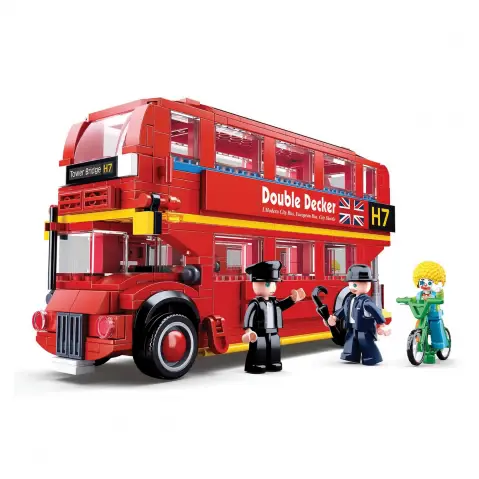 Sluban Building Block Toy London Bus Multicolour, 6Y+