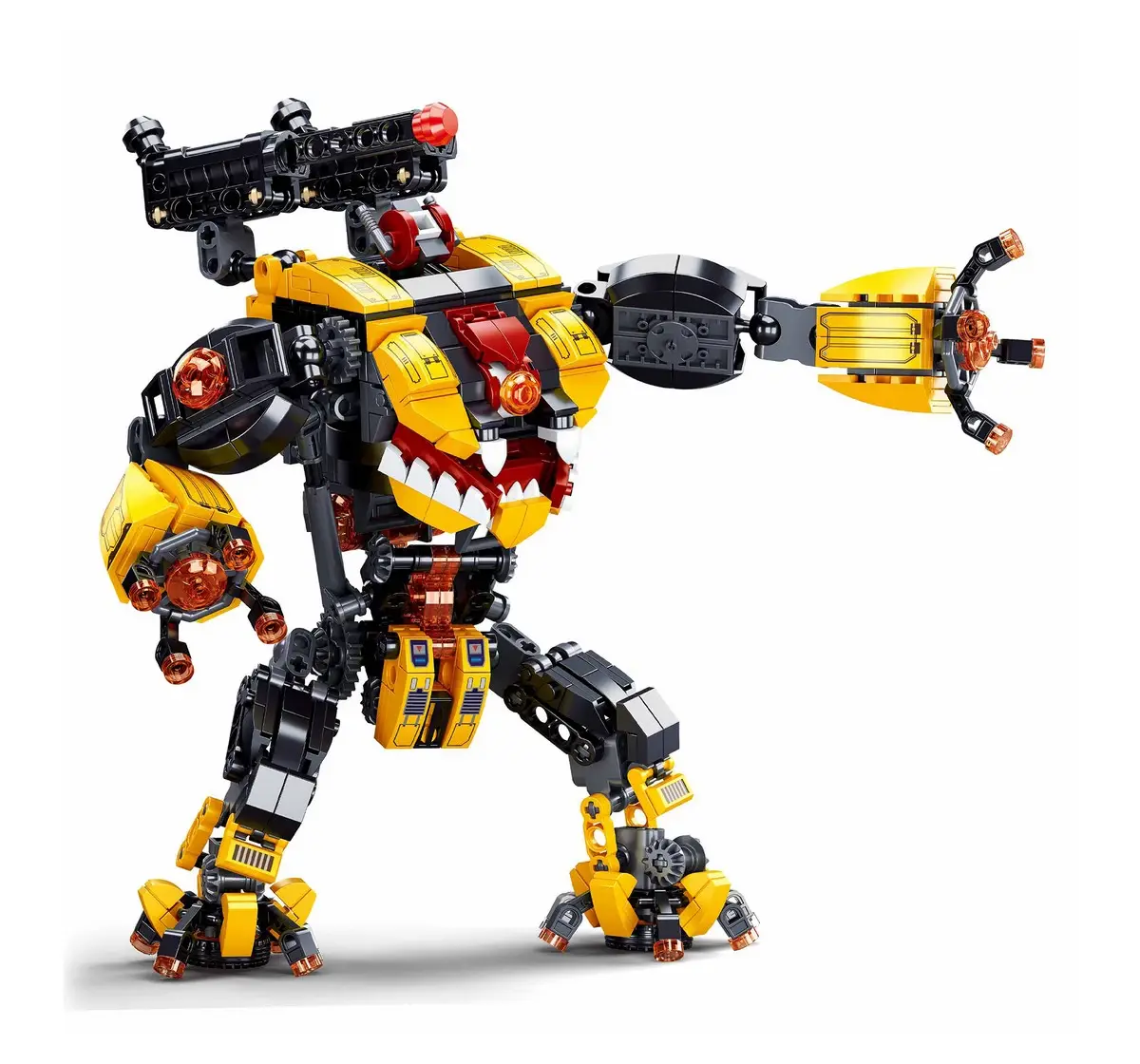 Playzu Building Block Toy Fire Rain-Inquisitor Robot Multicolor 6 Years+