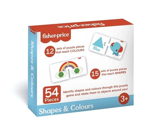 Fisher Price Shapes And Colours, Jigsaw Puzzles For Kids, Multicolour, 3Y+