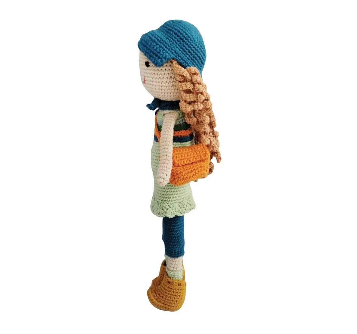 Happy Threads Toys Nora Doll Green & Blue 3 To 24 Months