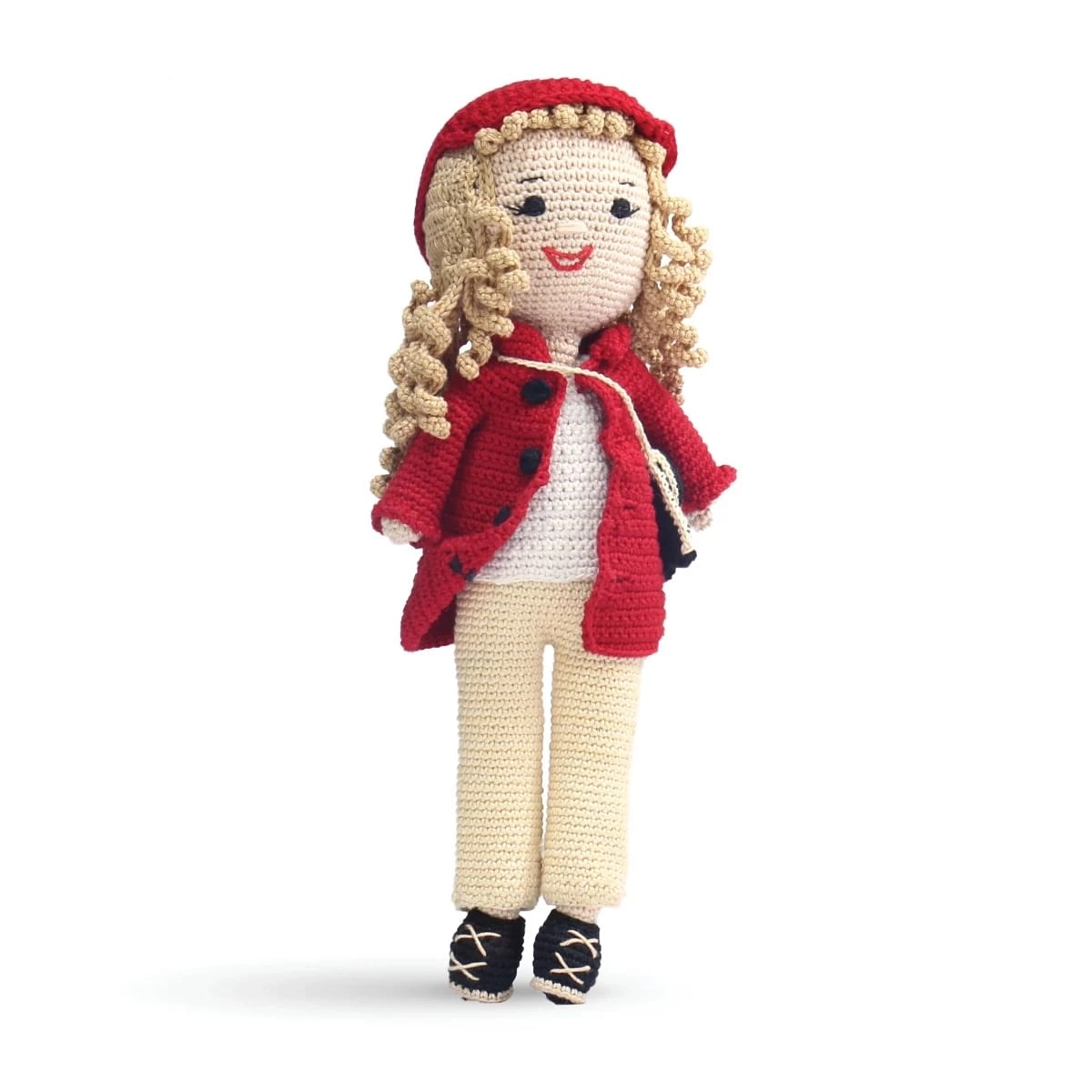 Nuluv Happy Threads PC DOLL  Red 3Y+