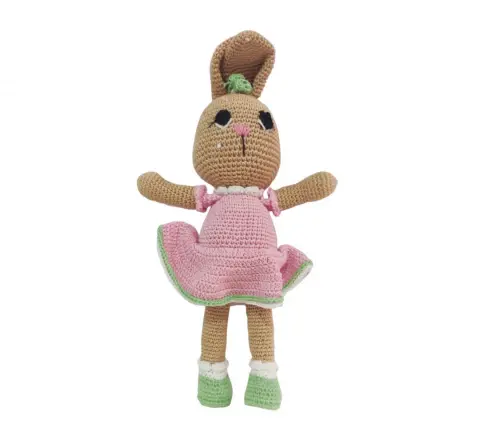 Happy Threads Toys Loving Bunny Pink 3 To 6 Years