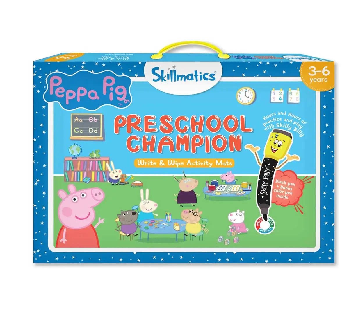 Skillmatics Peppa Preschool Champion Activity Game for Kids 3Y+, Multicolour