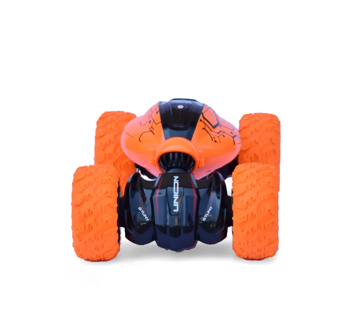 Seedo All Terrain Remote Controlled Twisting Stunt Car For Kids of Age 4Y+, Orange, Orange