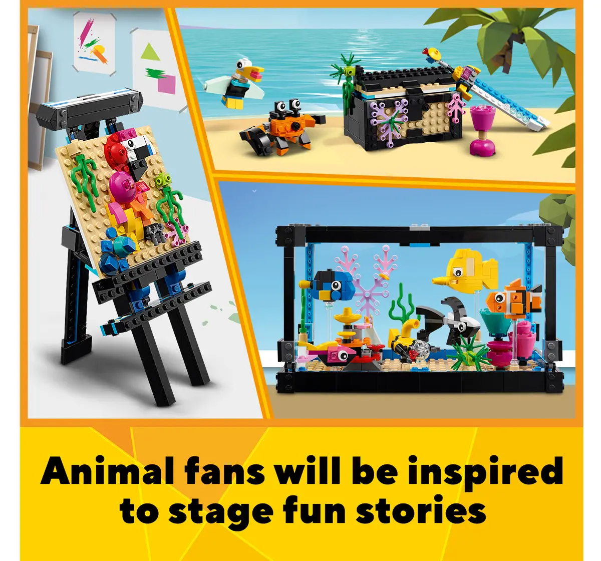 Lego Creator Fish Tank Exclusive 3-in-1 Building Set, (352 Pieces)