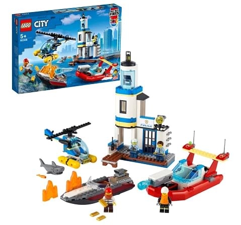 Lego City Police Patrol Boat Building Kit; Cool Police Toy for Kids (276 Pieces)