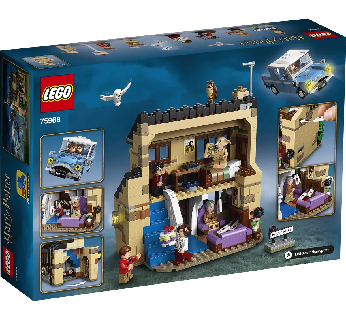 Lego Harry Potter 4 Privet Drive Fun Childrens Building Toy for Kids, Collectible Playsets & Role-Playing Games (797 Pieces)