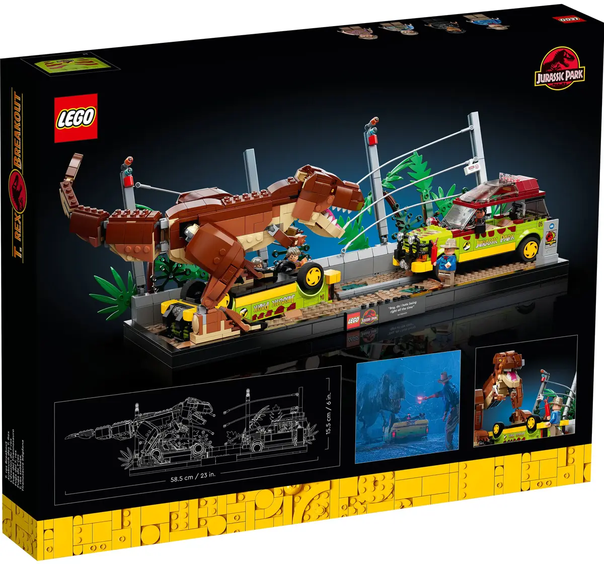 Jurassic Park T. rex Breakout Building Kit by Lego for Adults (1,212 Pieces)