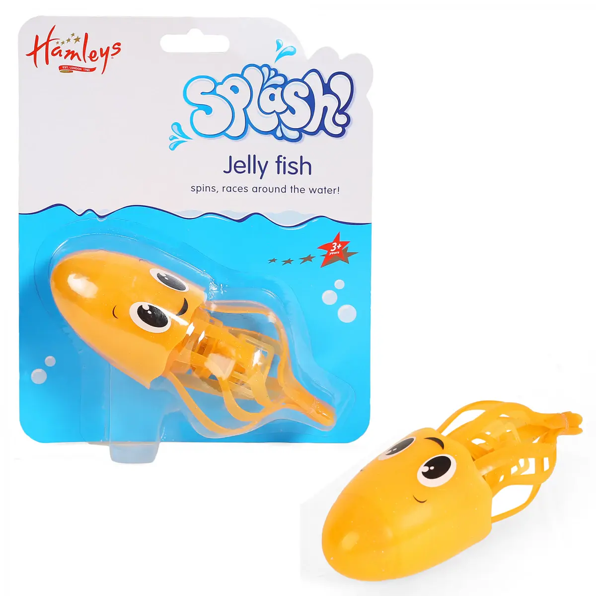 Hamleys Jellyfish, Spins & Races Around the Water, 3Y+, Orange