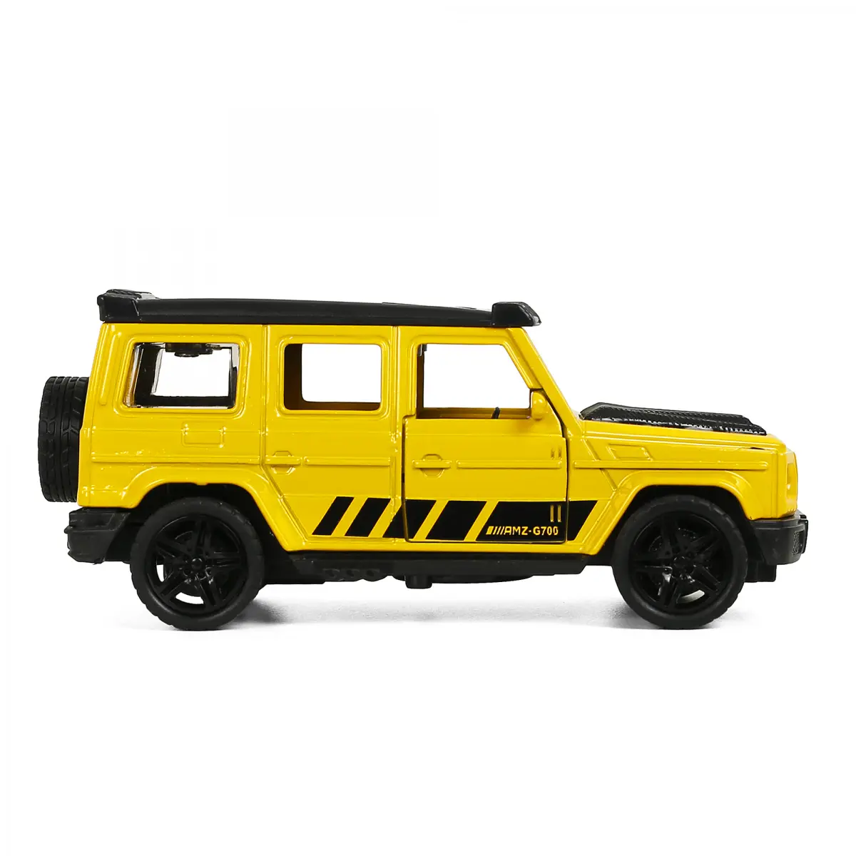Ralleyz Pull Back Alloy Off Road Model Car, 3Y+, Yellow
