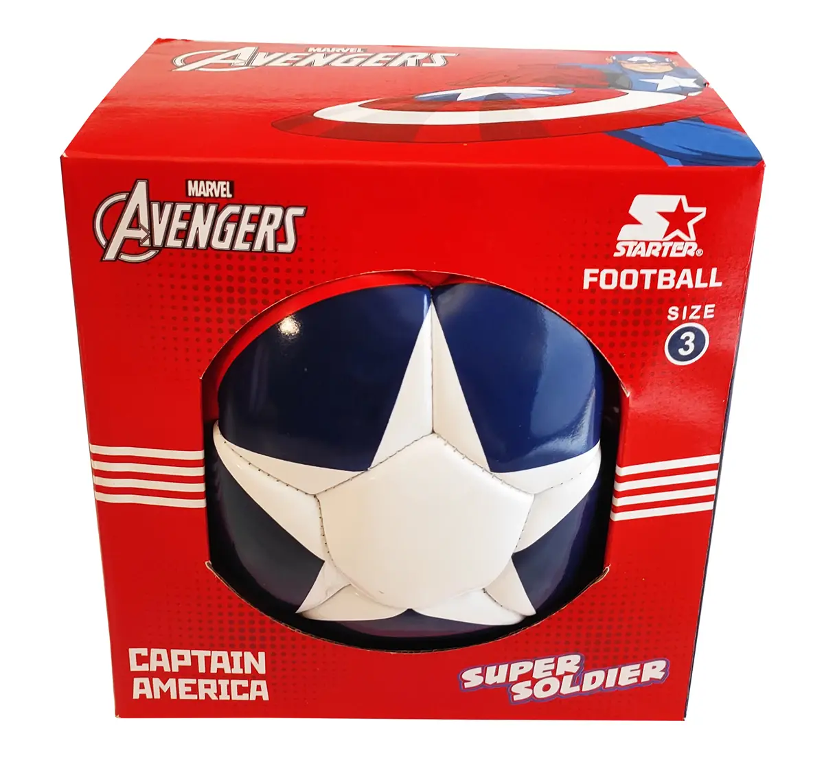 Starter Captain America Football Size 3 Multicolour, 3Y+