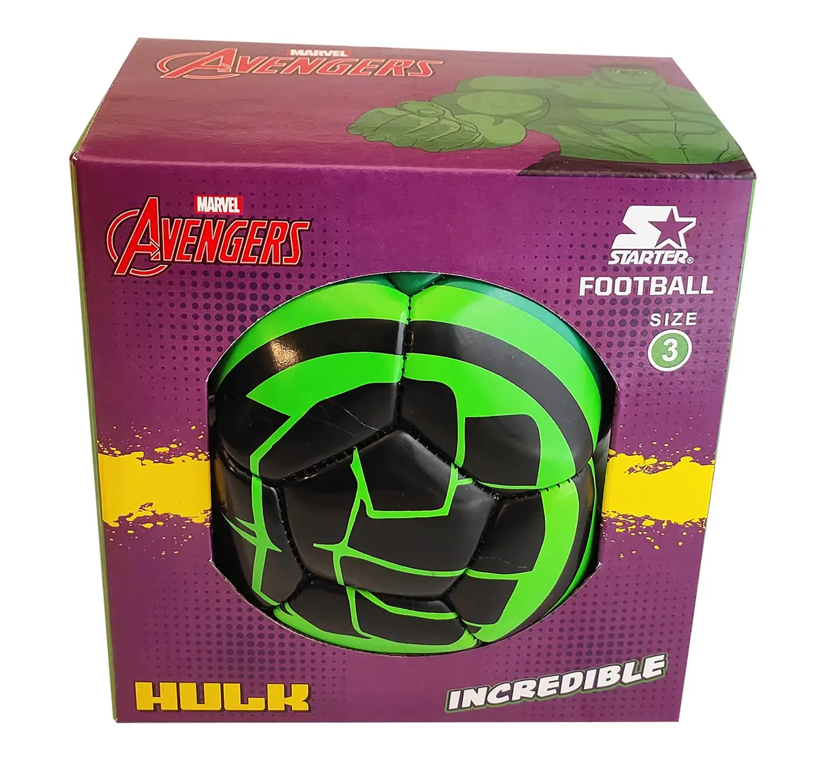 Starter Hulk Football Size 3 Multicolour, 3Y+