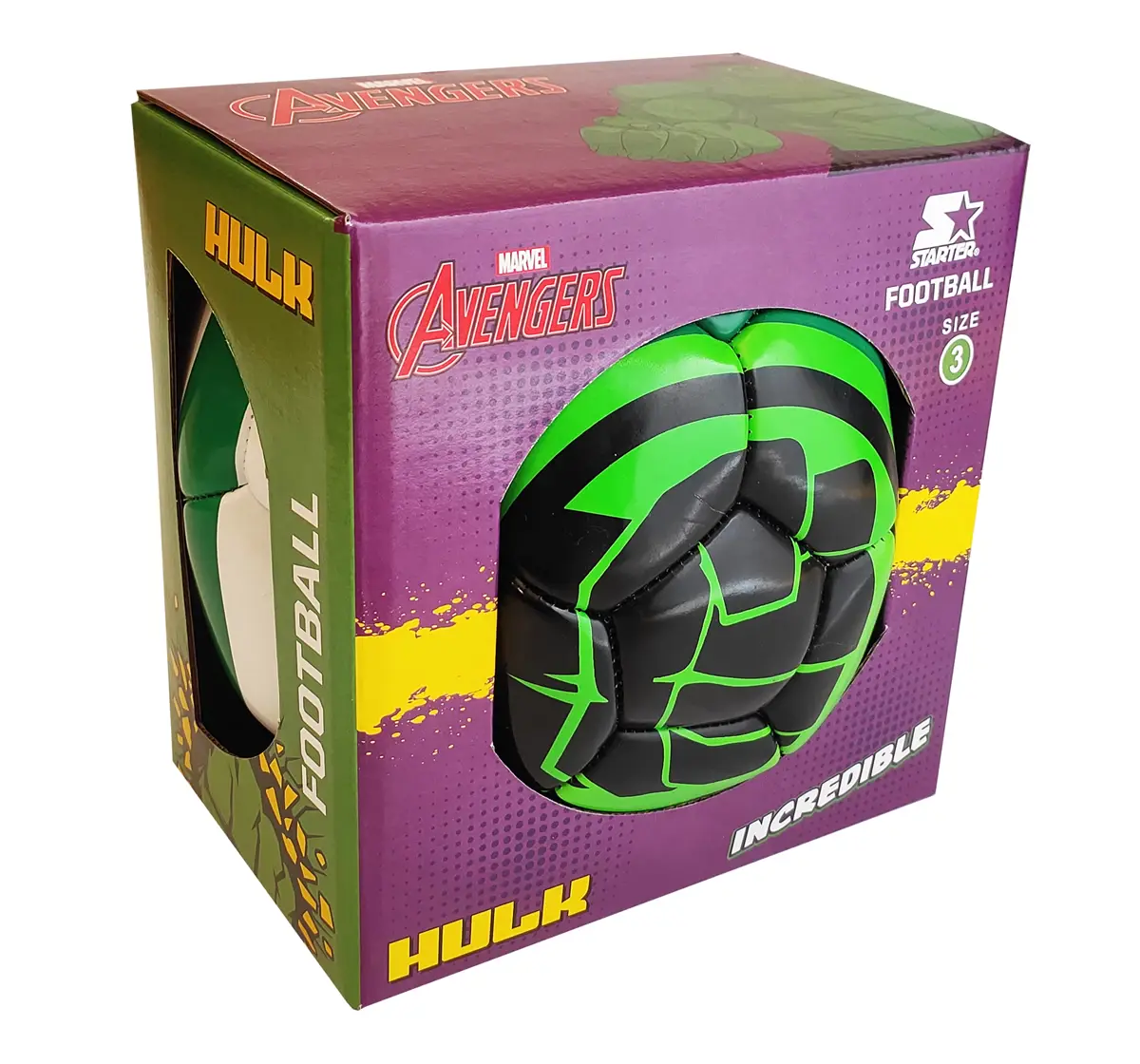 Starter Hulk Football Size 3 Multicolour, 3Y+